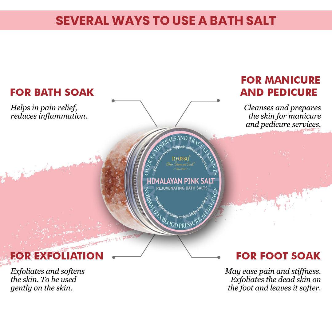 Himalayan Pink Bath Salt 220 GMS - Nyassa
