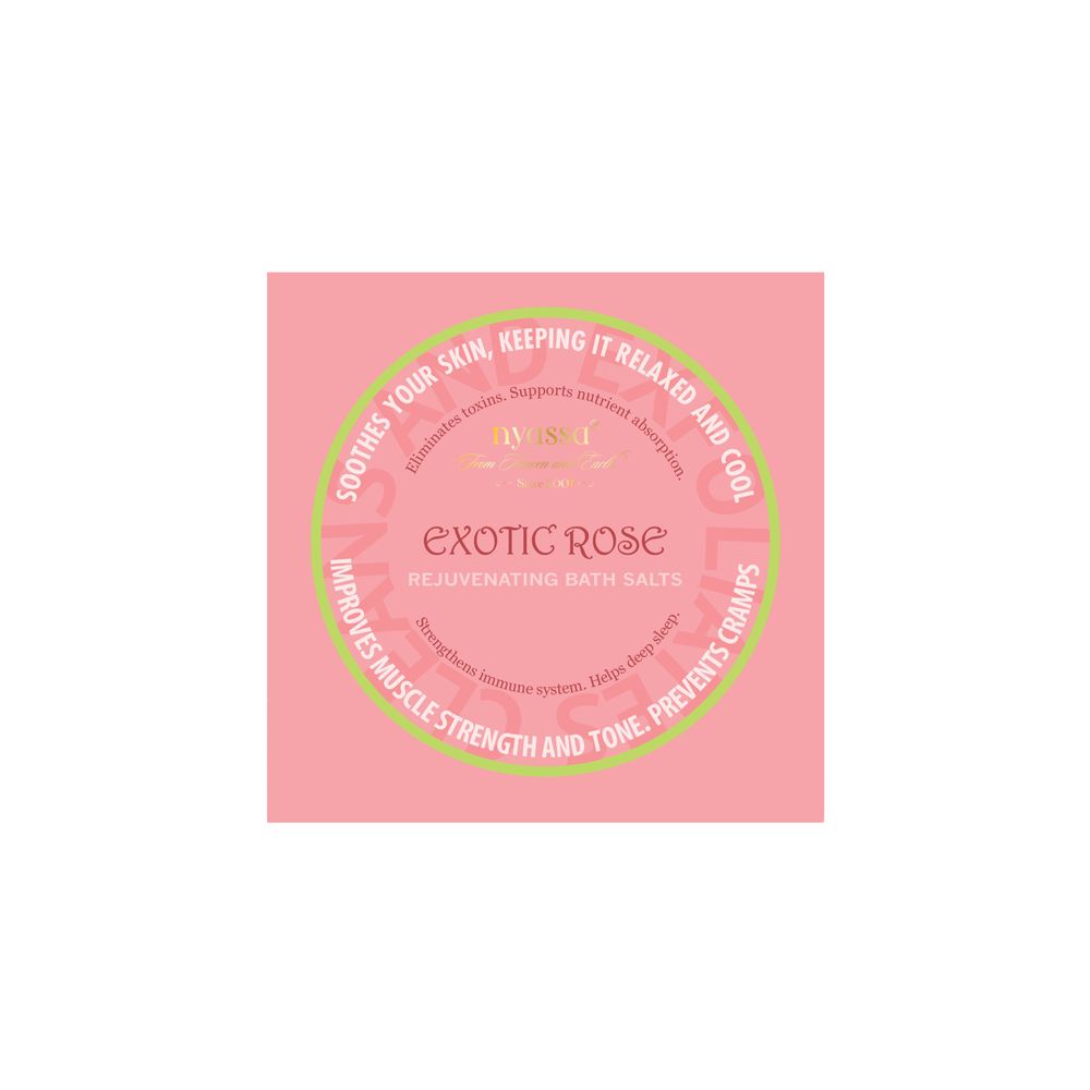 Exotic Rose Rejuvenating Bath Salts 220gm
