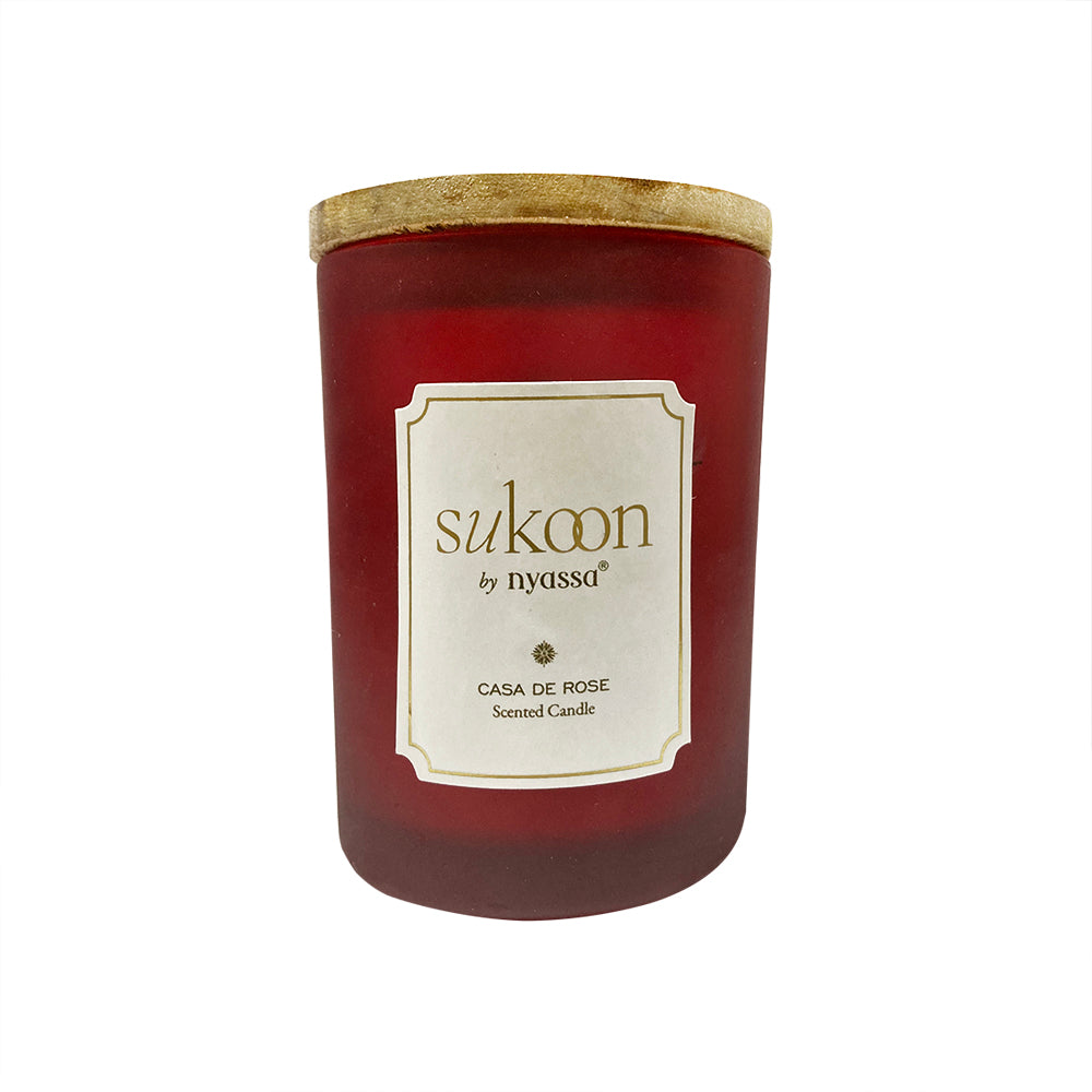 Casa de Rose Scented Candle | Deep Red Roses | Floral Fragrance