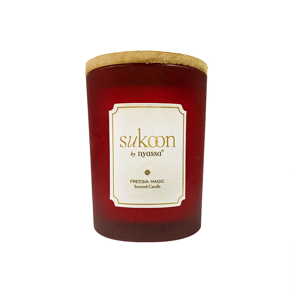 Freesia Magic Scented Candle | Freesia Flowers Floral Fragrance