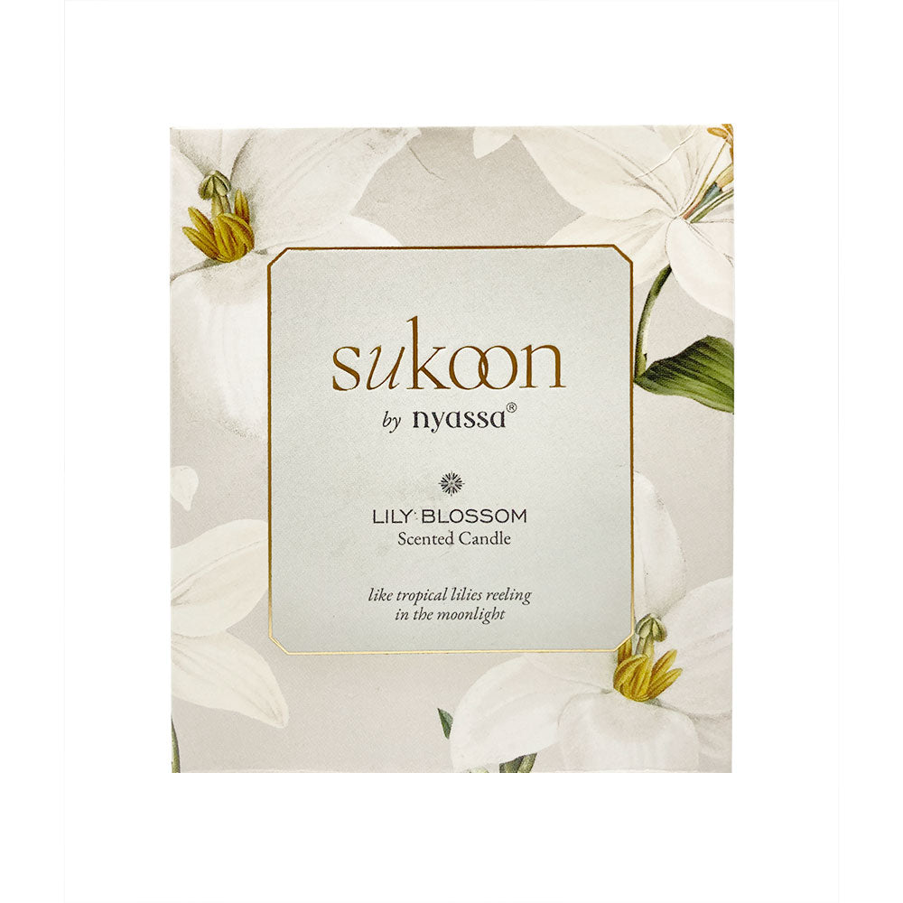 Lily Blossom Scented Candle | Lilies Floral Fragrance