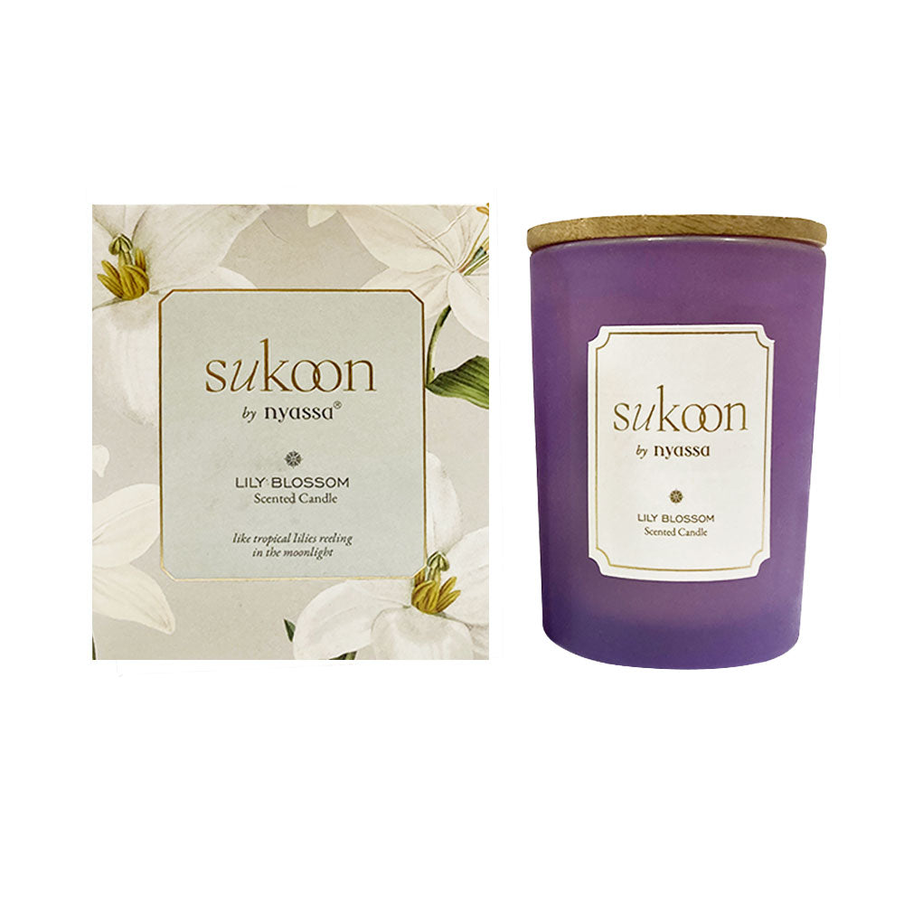 Lily Blossom Scented Candle | Lilies Floral Fragrance