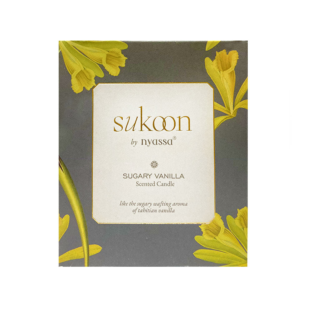 Sugary Vanilla Scented Candle | Vanilla Fresh Fragrance