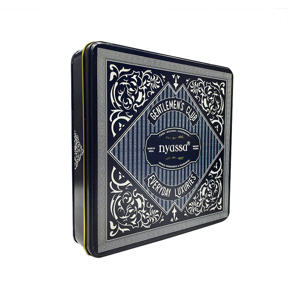 Gentlemen’s Club Everyday Luxuries  Handmade soaps Collection for Men - Tin Box Gift Set - 75gmx6 Soaps