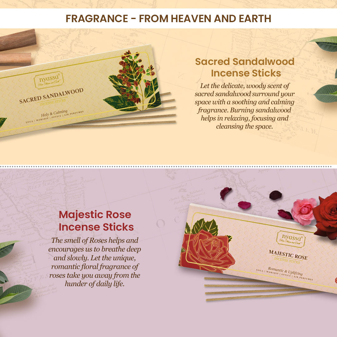 Set Of 5 Incense Stick Gift Set - Nyassa