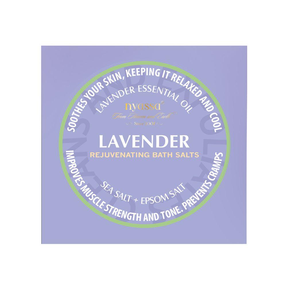 French Lavender Bath Salt 220 GM - Nyassa