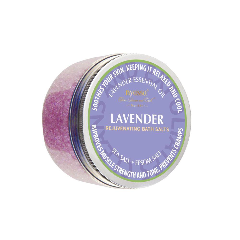 French Lavender Bath Salt 220 GM - Nyassa