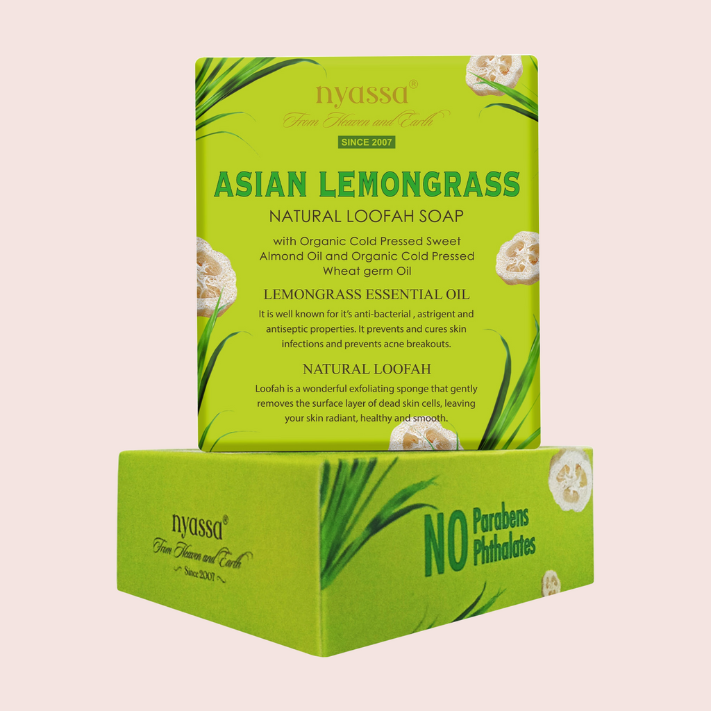 Asian Lemongrass Handmade Loofah Soap 150 gm