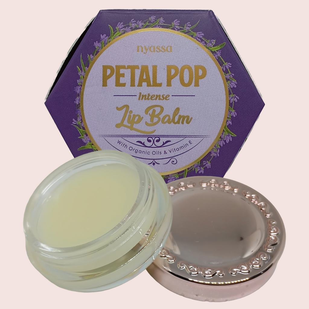 Petal Pop Intense lip balm with organic oil and vitamin E - 6gm
