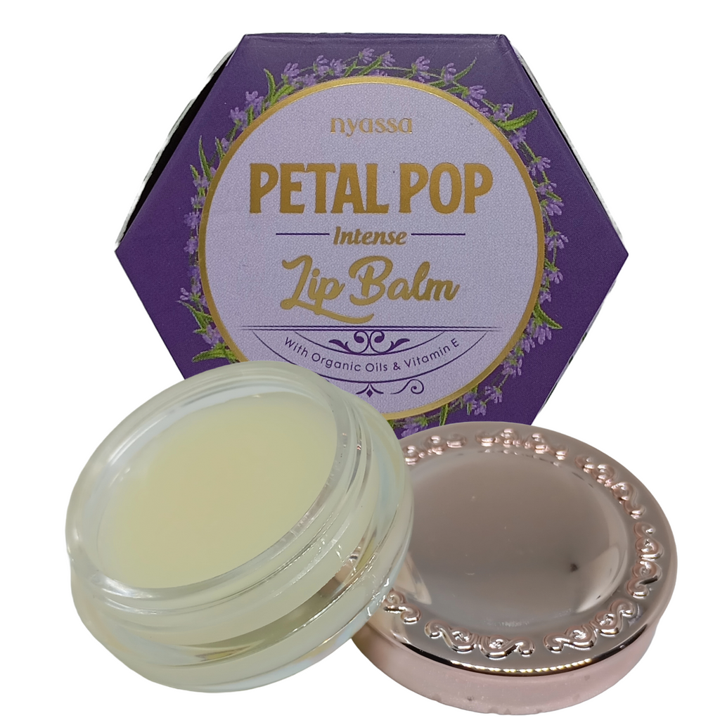 Petal Pop Intense lip balm with organic oil and vitamin E - 6gm