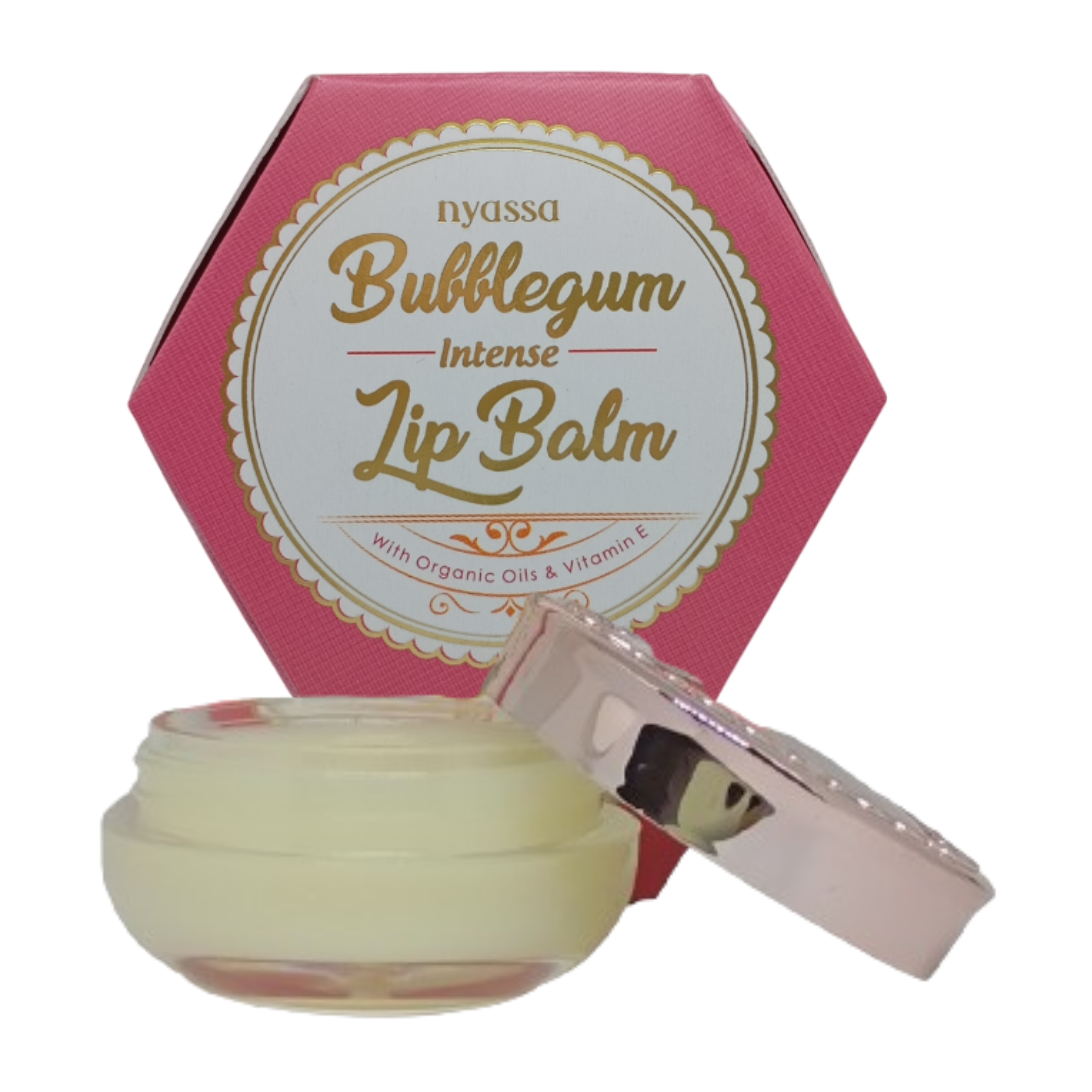 Bubblegum Intense lip balm with organic oil and vitamin E - 06 gm