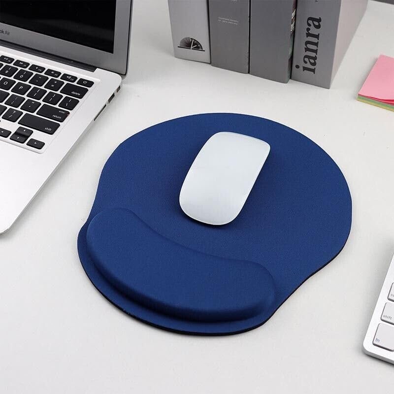 Mouse Pad with Gel Wrist Rest - Non-Slip
