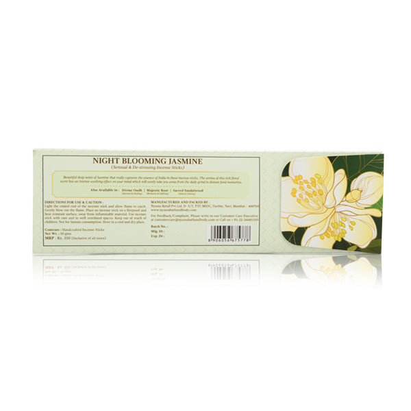 Night Blooming Jasmine Incense Sticks  (Sensual & De-Stressing)