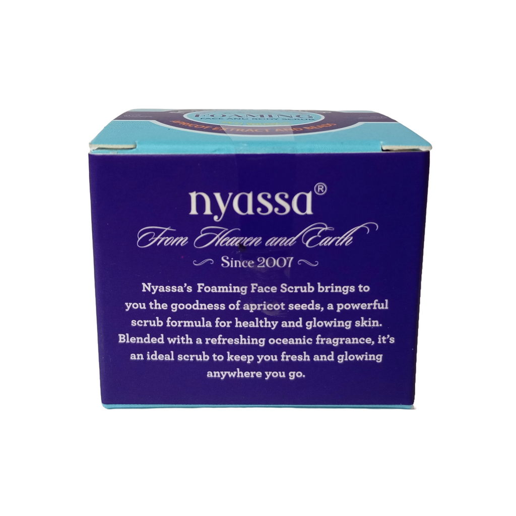 Foaming Scrub - Exfoliating Cleansing Face and Body Scrub with Apricot Extract and Beads