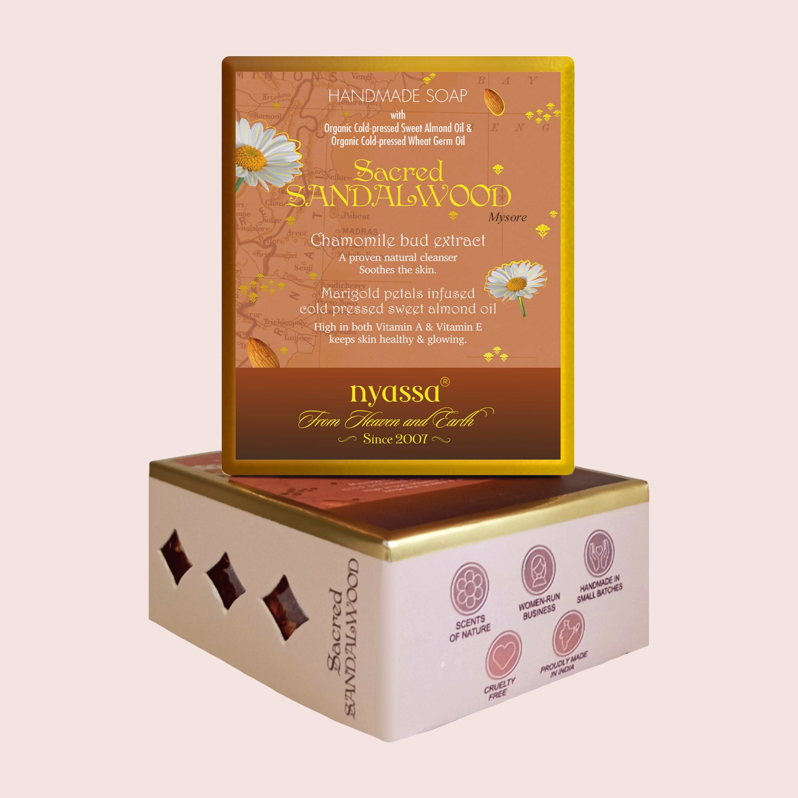 Sacred Sandalwood Handmade Soap 150gm