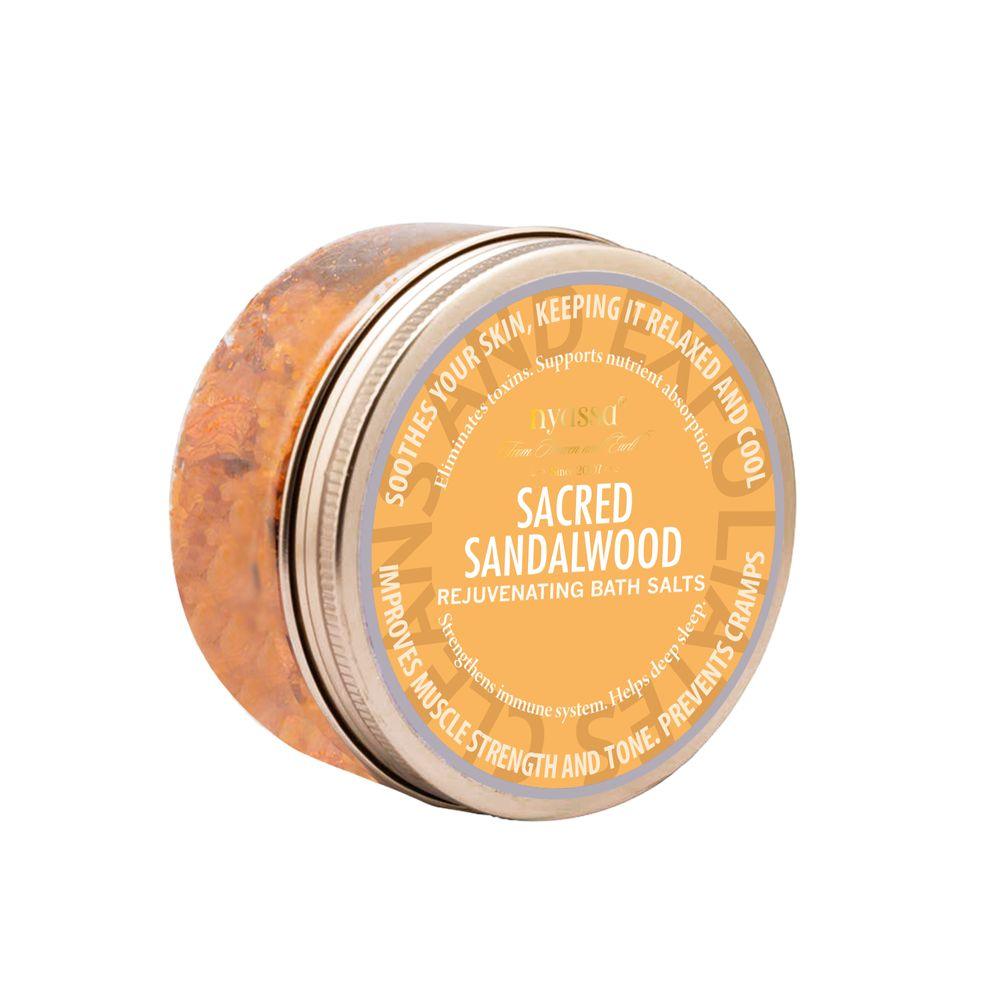 Sacred Sandalwood Bath Salt 220 GM - Nyassa