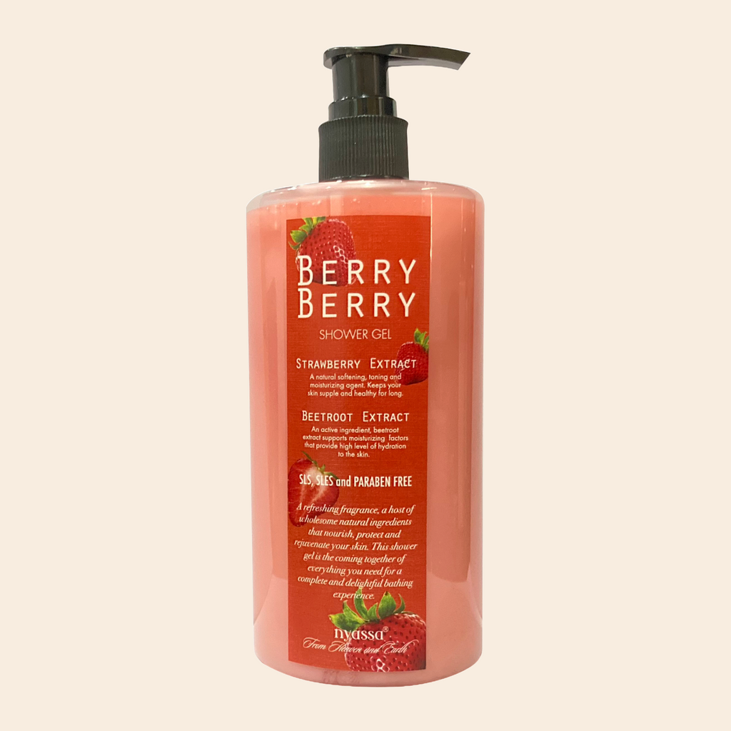 Berry Berry Shower Gel with Strawberry Extract  and Beetroot Extract