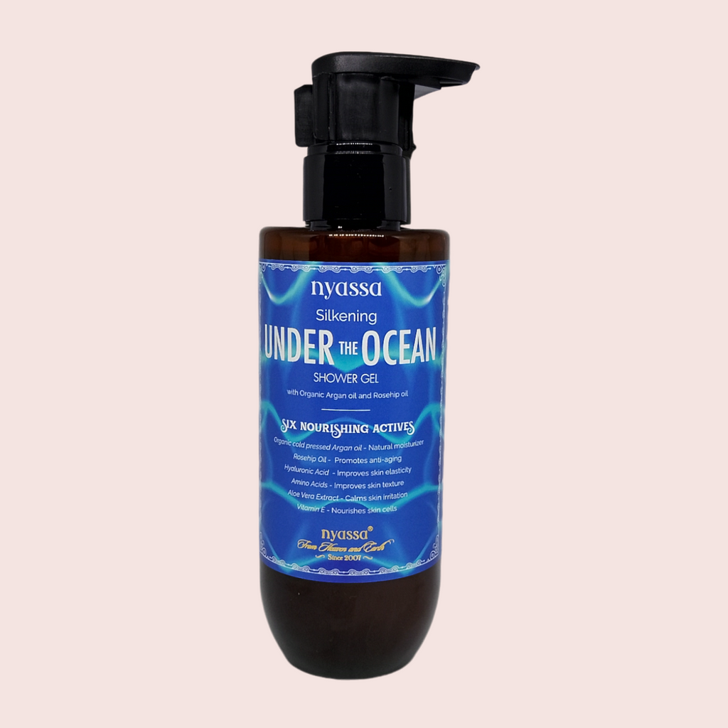 Silkening Under The Ocean Shower Gel With Organic Argan Oil And Rosehip Oil