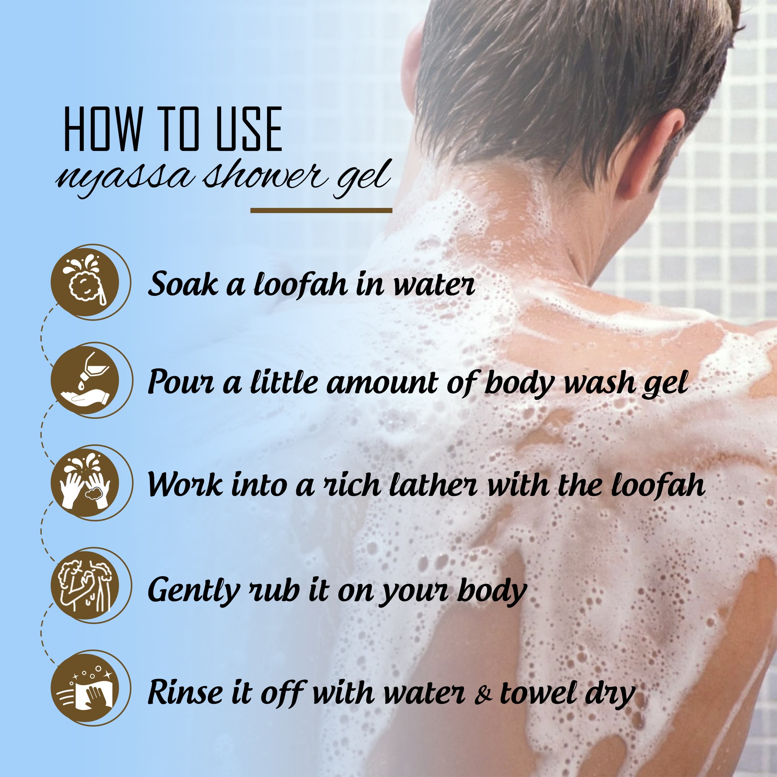 Silkening Under The Ocean Shower Gel With Organic Argan Oil And Rosehip Oil