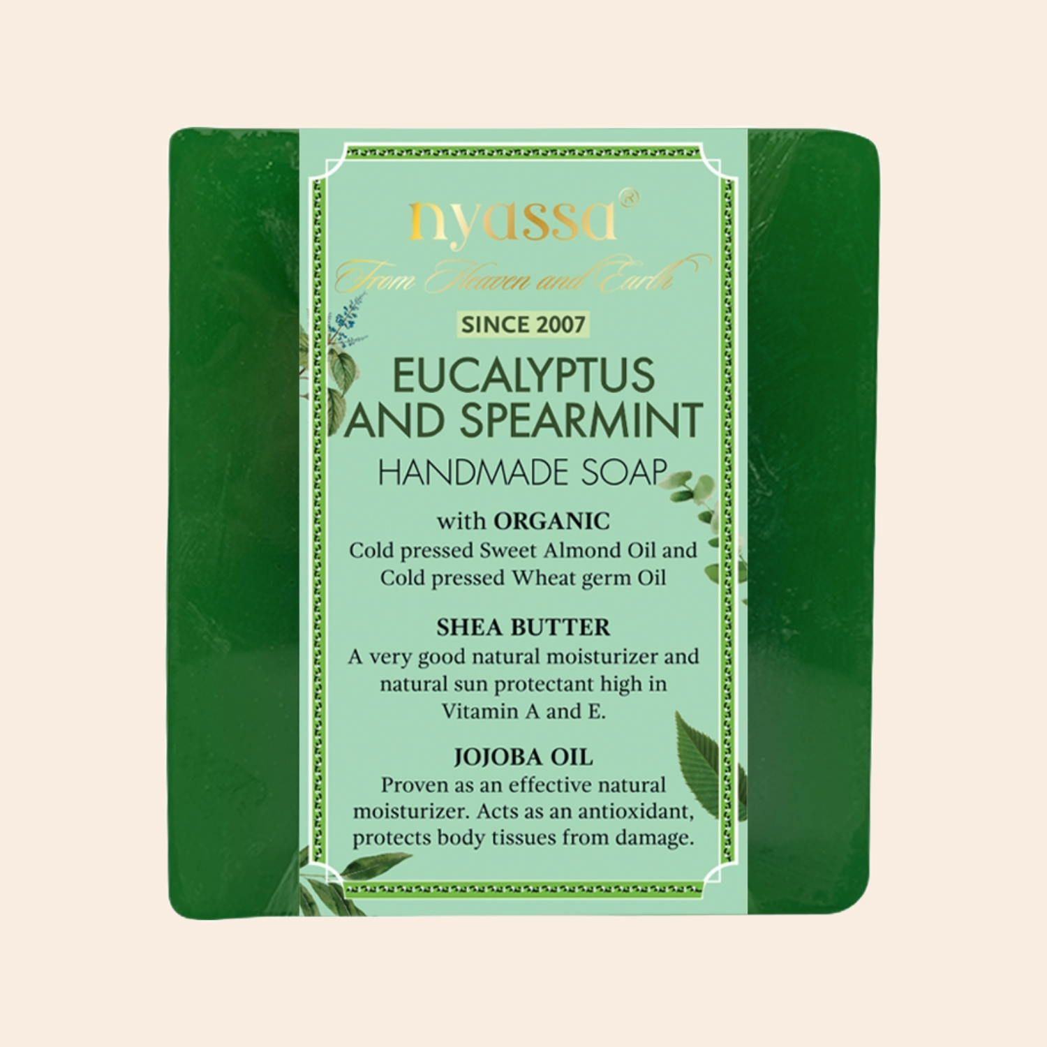 Eucalyptus & Spearmint Handmade Soap 150gms