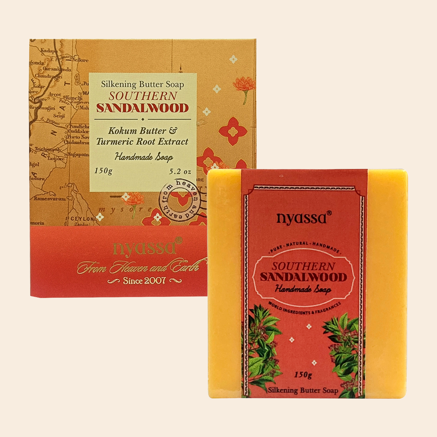 Southern Sandalwood Handmade Soap 150gm