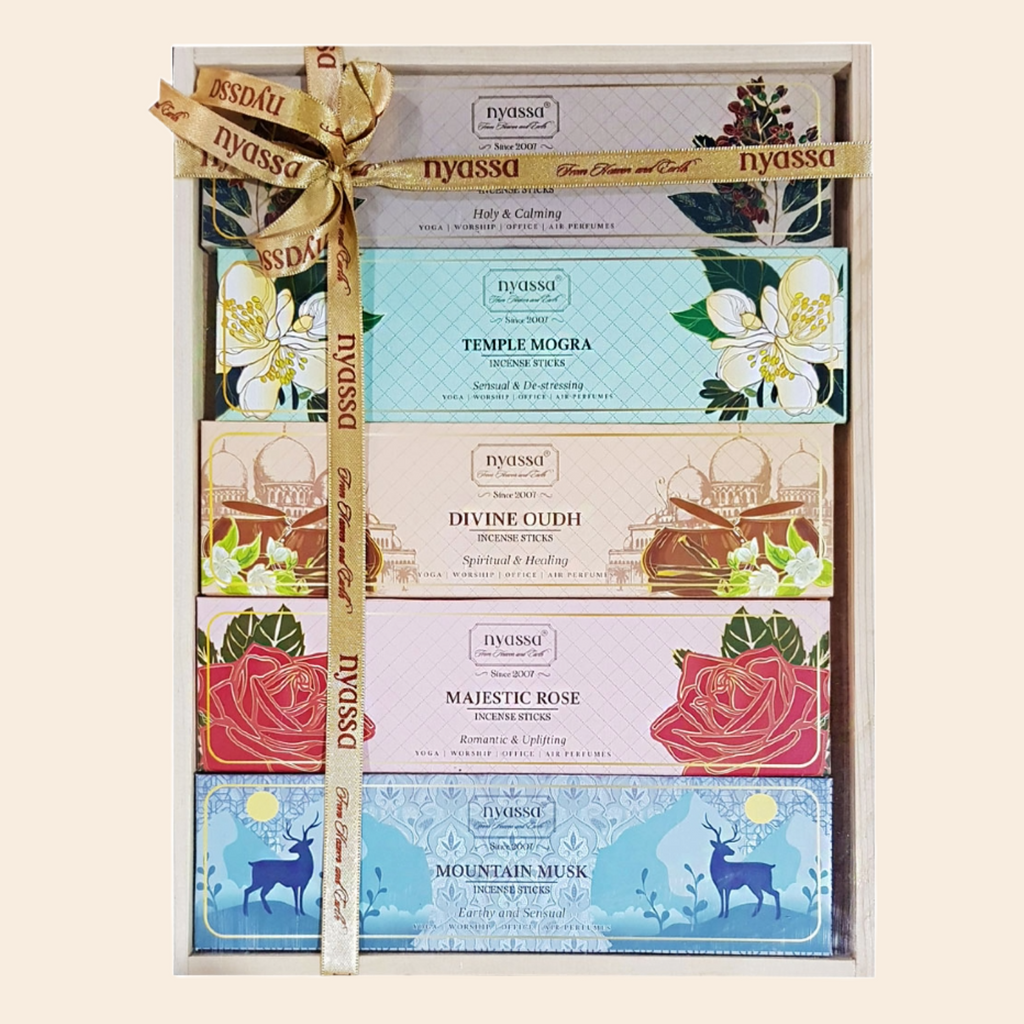 Set Of 5 Incense Stick Gift Set