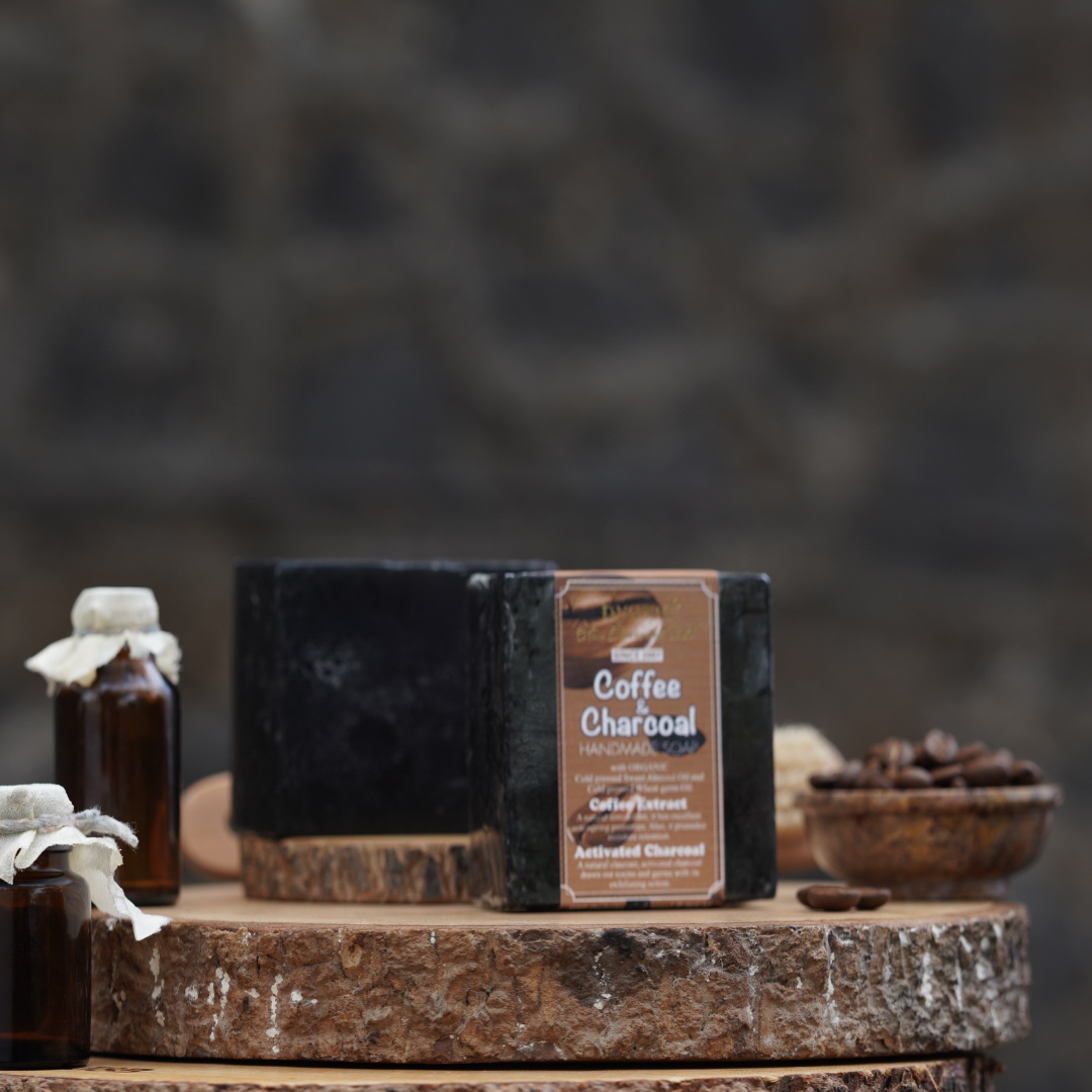 Coffee and Charcoal Handmade soap 150gm