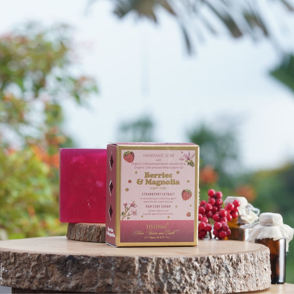 Berries and Magnolia Sugar Handmade Soap 150gm