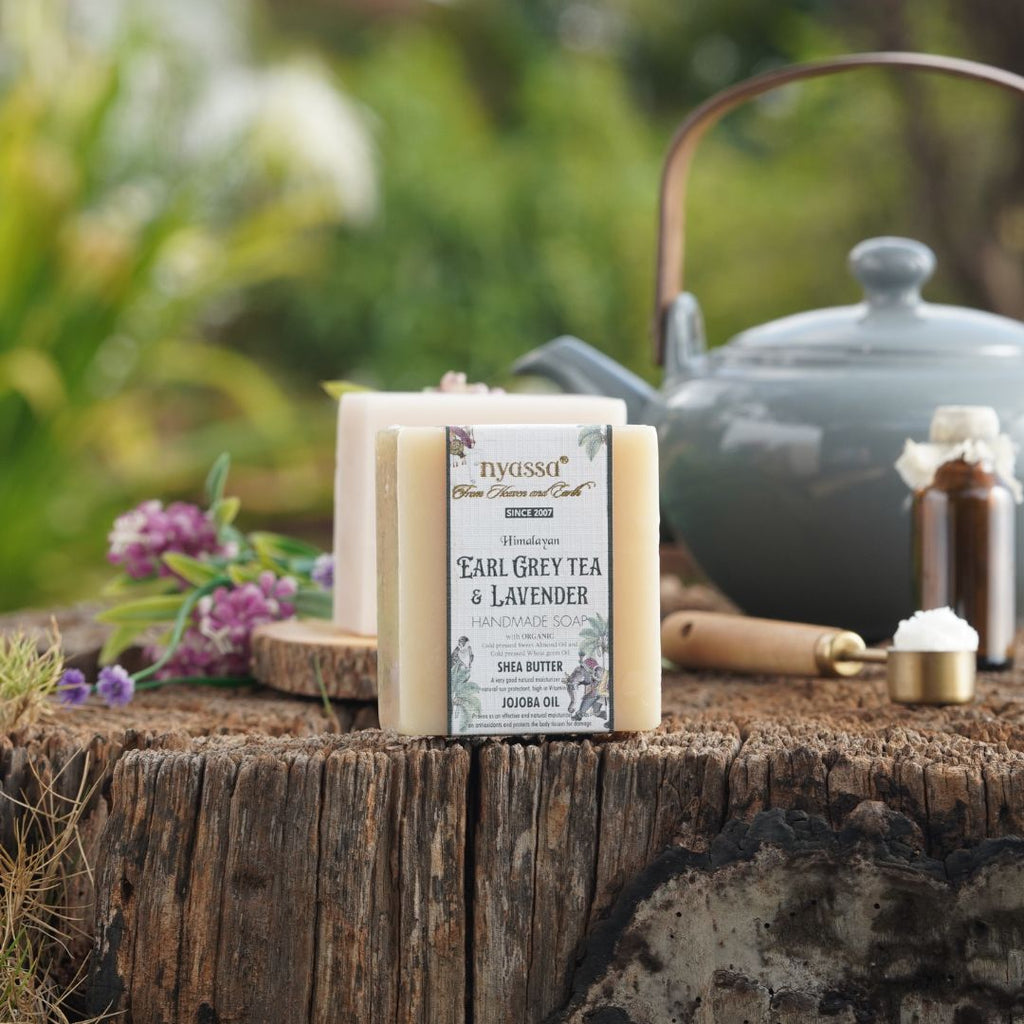 Earl Grey Tea & Lavender Handmade Natural Bathing Soap 150gm