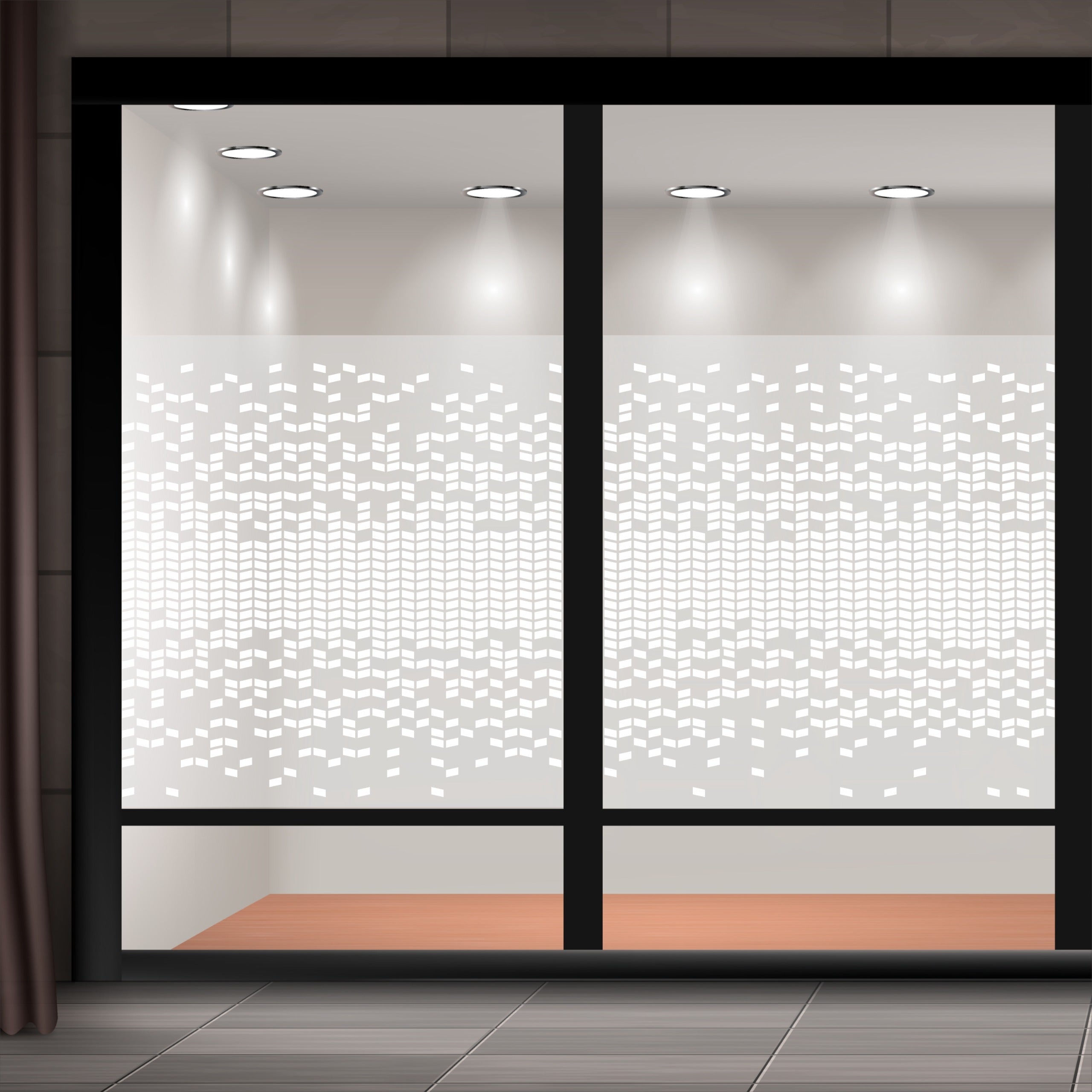 Self Adhesive Decorative Glass Films - GLB02