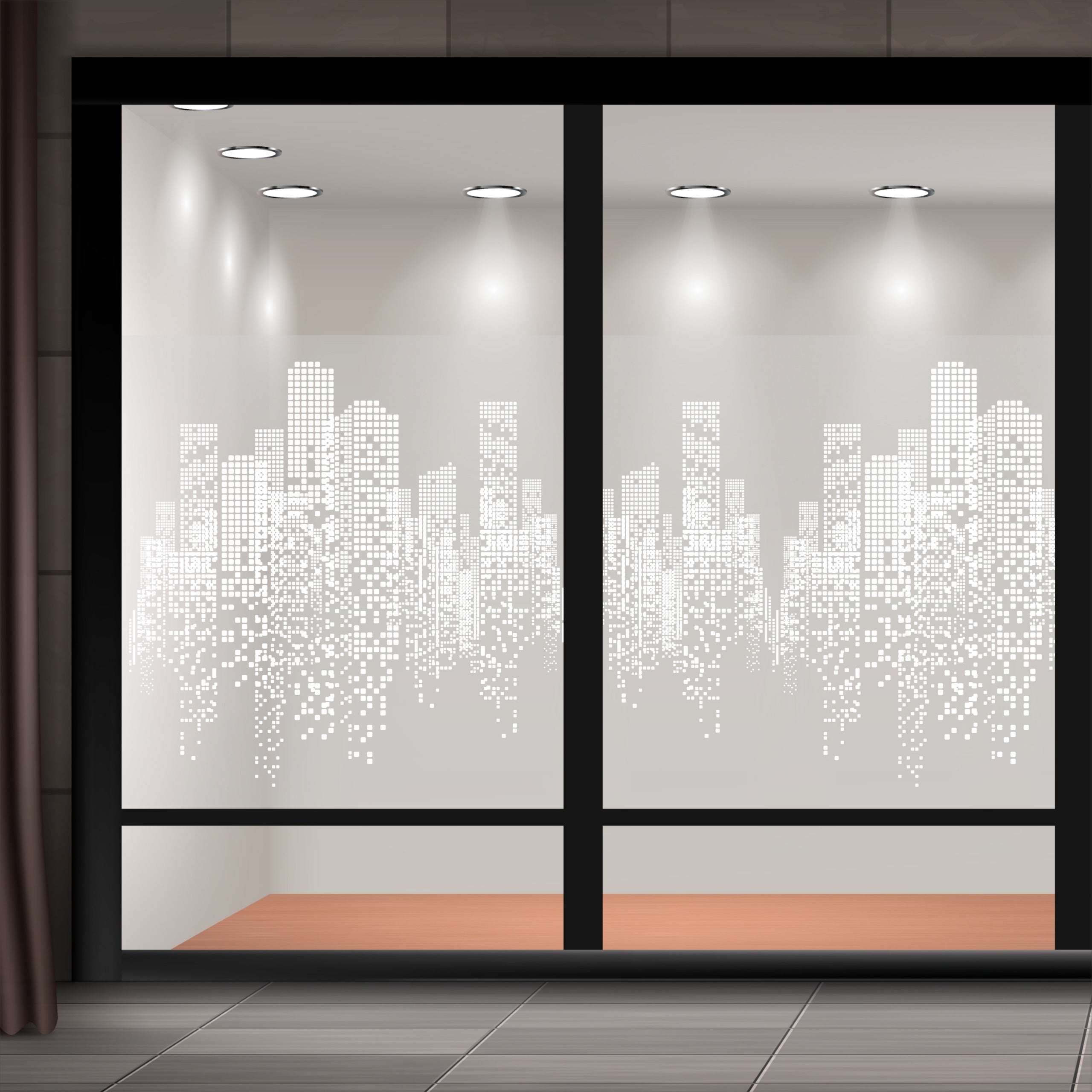 Self Adhesive Decorative Glass Films - GLB03