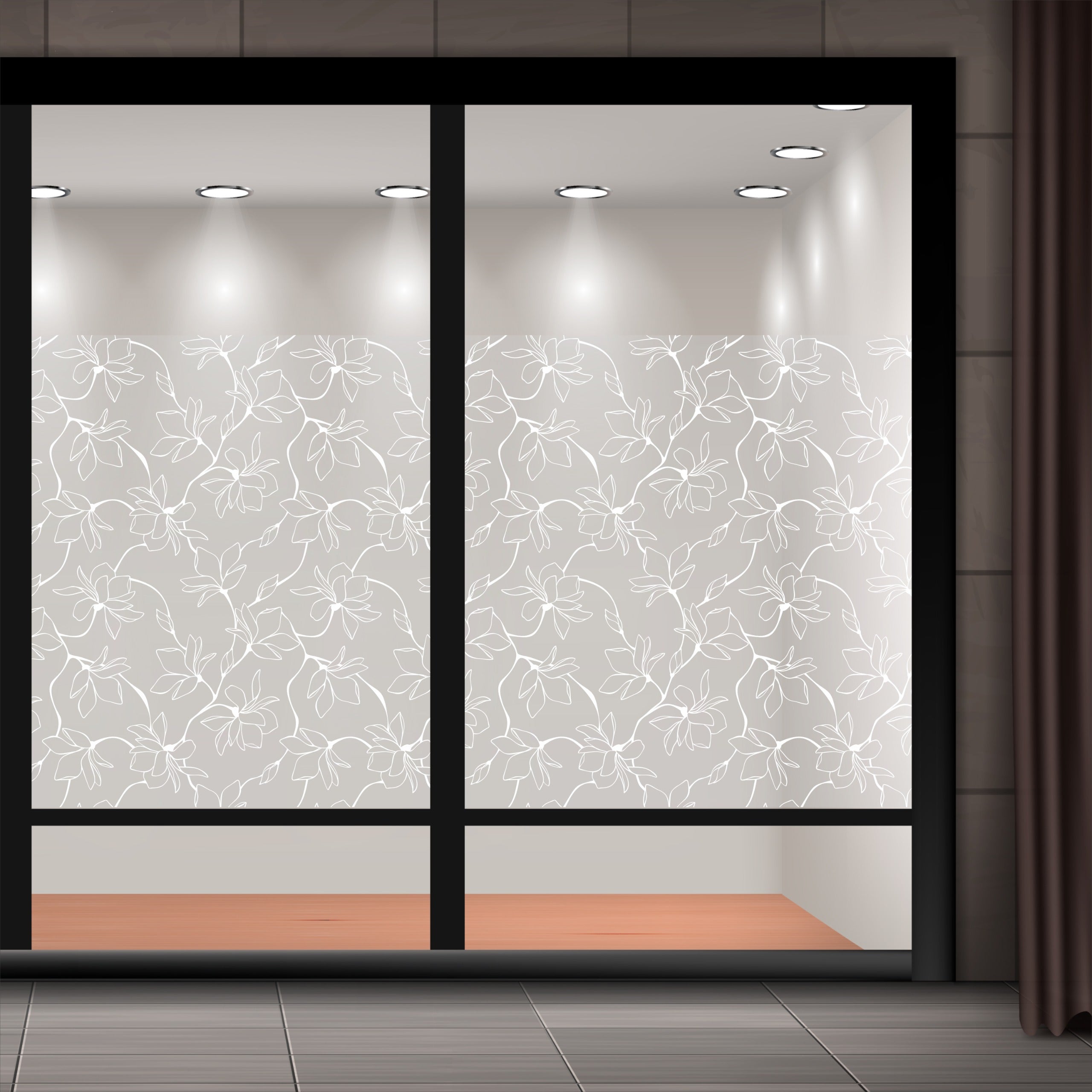 Self Adhesive Decorative Glass Films - GLB04