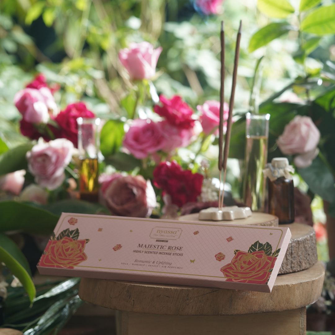 Majestic Rose Incense Stick (Romantic & uplifting)