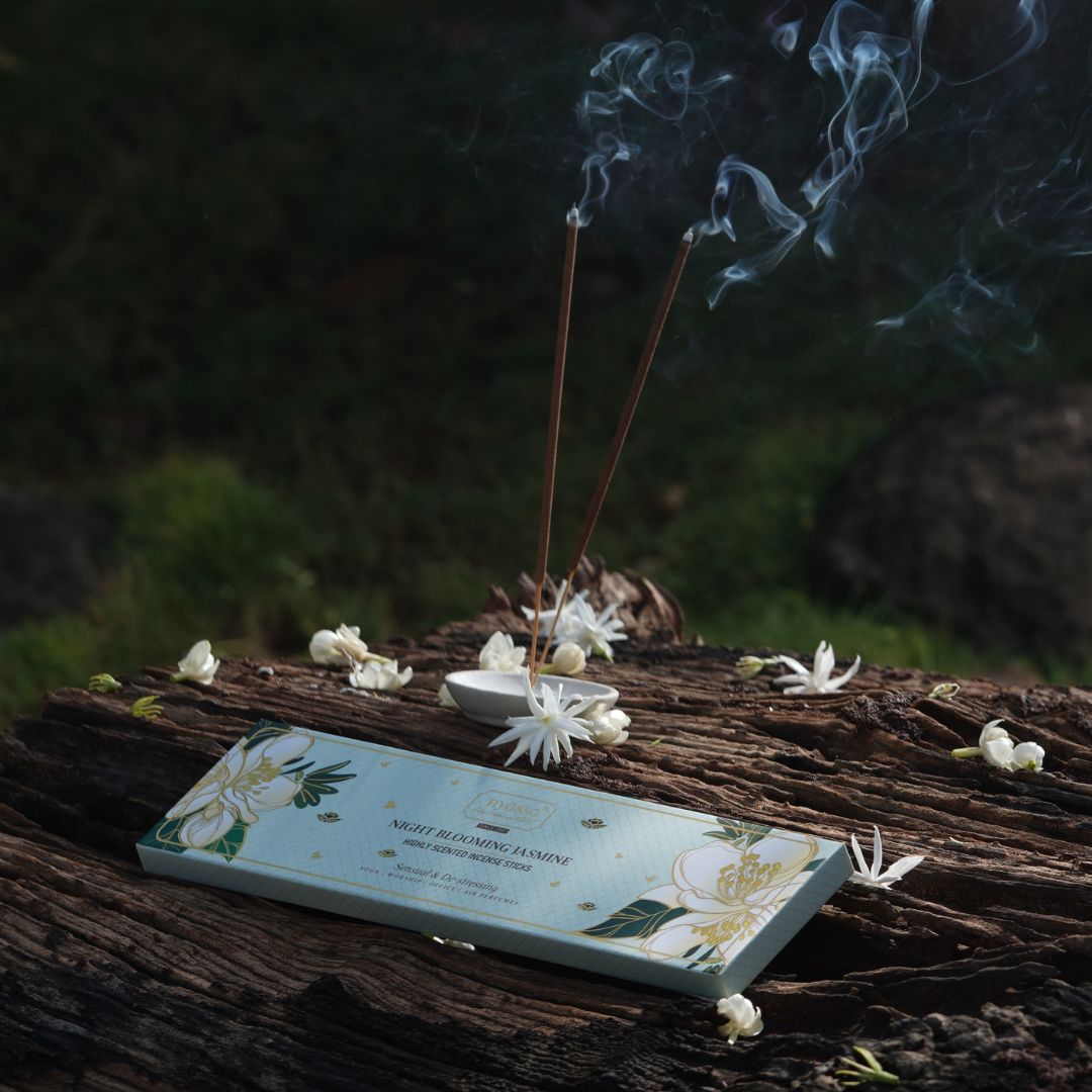 Night Blooming Jasmine Incense Sticks  (Sensual & De-Stressing)