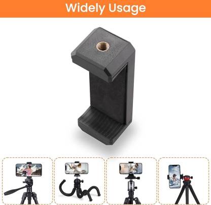 Tripod Mount Phone Tablet Holder Clip